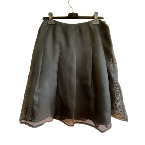 Kay Unger Dresses & Skirts - 90's Kay Unger Mesh Overlay Knee Length Skirt 12